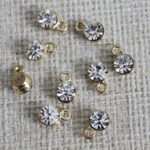 5mm Strass Charms für Schmuckherstellung Crafting Fashion Ohrring-Anhänger