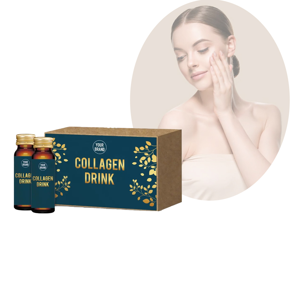 OEM/ODM Vegan Vitamins Collagen Gluta collagen health supplements Liquid Skin whitening oral liquid drink