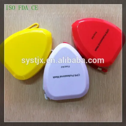 Chinese products red color shell first aid CPR mask