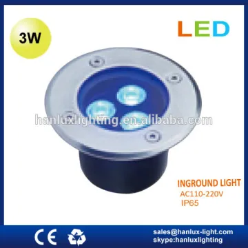 3W IP65 high power led underground light CE ROHS