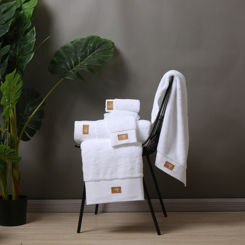 Asciugamano di bordo in cotone logo personalizzato