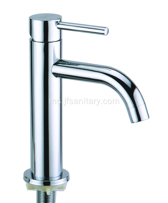 Single Cold Wash Basin Faucet Tap Round