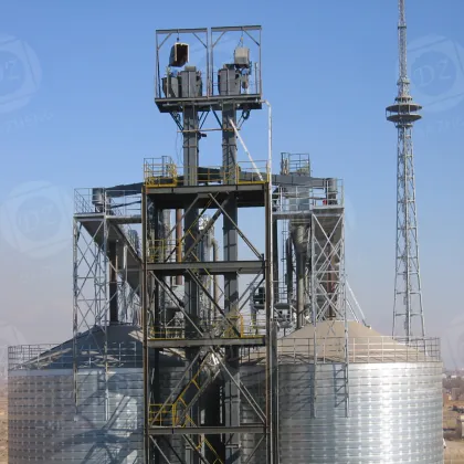 Grain Reserve Bite Type Steel Plate Silo