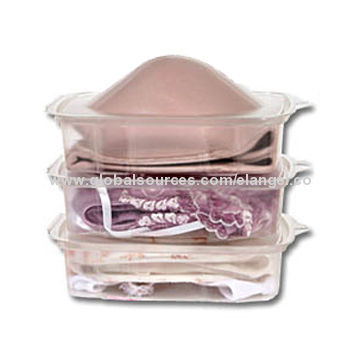Bra Storage Containers, Made of PVC, Recycled