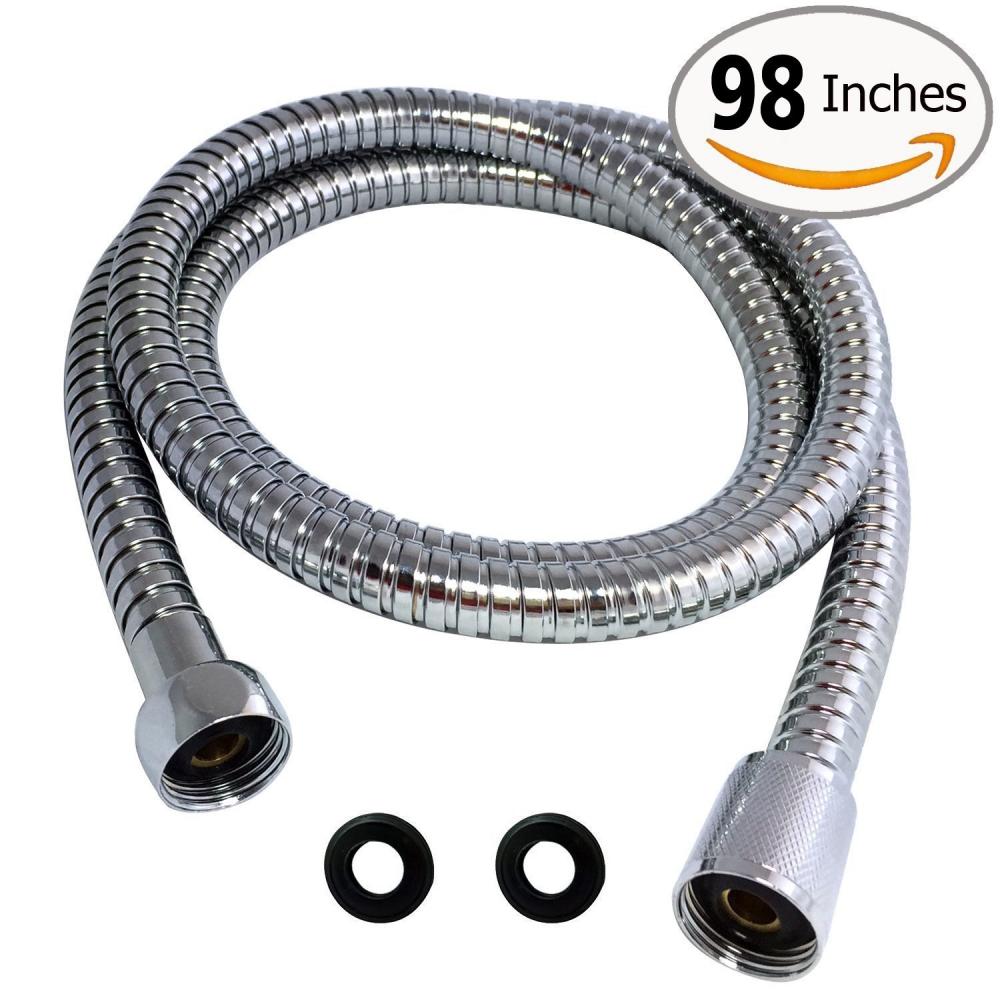 98 Inches Double Locked Rotating Design Anti Kink Shower Hose