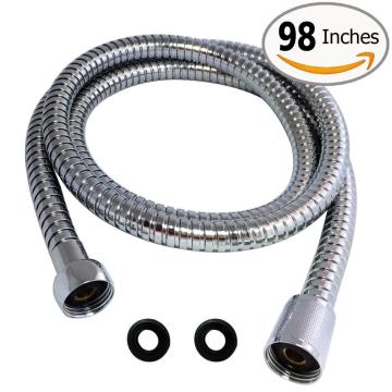 toilet hose flexible bath short chrome plated stainless steel shower hose