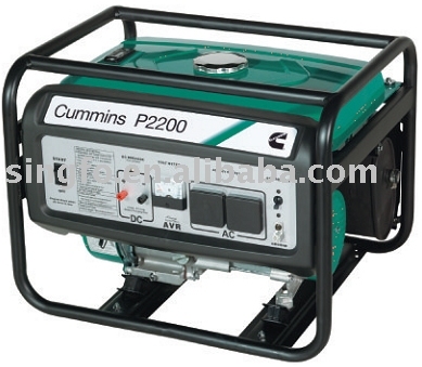 P2200 cummins portable gasoline generator set, convenient generator with 2200w