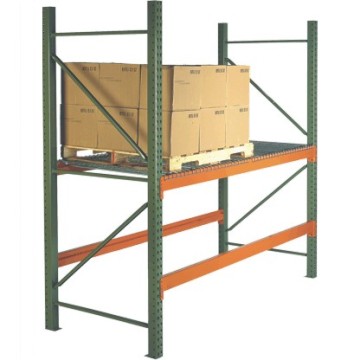 Upright Industrial Warehouse Storage Pallet Rack 76.2x76.2*2.0mm 50.8mm