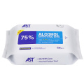 Toalhetes de limpeza antibacterianos com álcool 75% OEM