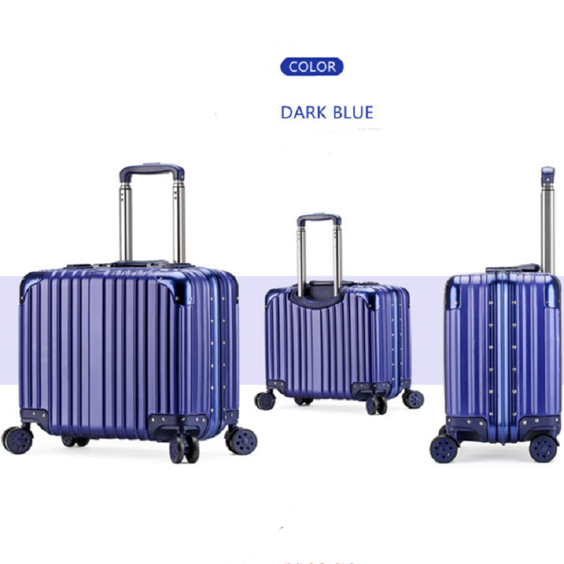 Blue office luggage