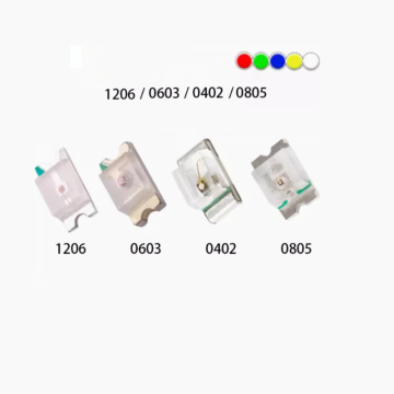 High Brightness SMD LED Beads 0402 0603 0805 1206 - Red Green Blue Yellow White LED Factory Wholesale