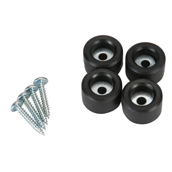 furniture screw rubber feet for metal