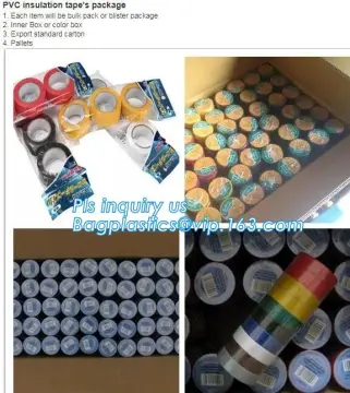 colorful PVC electrical insulation tape, Isolated PVC Electrical Tape, 20M Roll PVC Insulation Tape Black