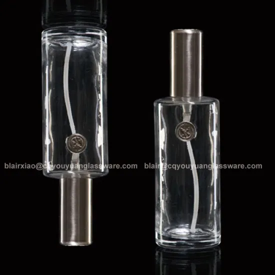 Round Spray Atomizer Glass Spray 100ML Perfume Glass Bottle Pump