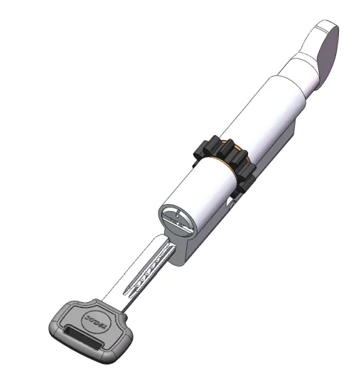 Dimple Key Knob Cylinder Lock