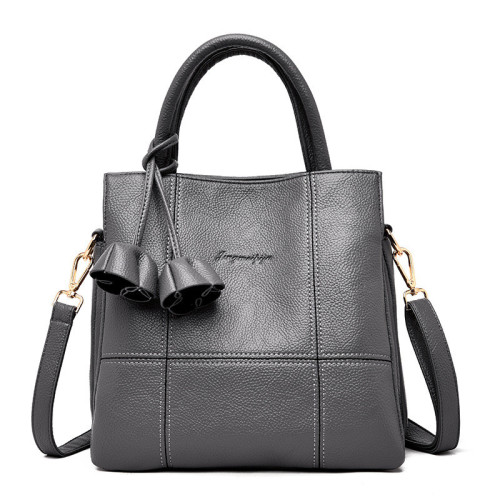 Business soft leather lady tote hand bags