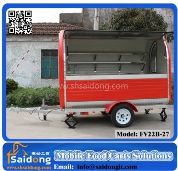 CE ISO9001 OEM gas/electrical mobile street fast food trailer/ice cream truck/kitchen BBQ van                        
                                                Quality Choice