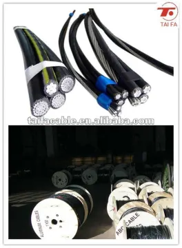 supply quality aereial bundle cable service drop cable 2x16mm abc cable