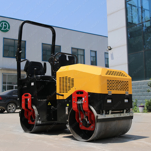 Factory Afford 1.5 ton Double Drum Compactor Vibratory Soil Road Roller