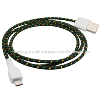 MFI fabric USB cables for Apple portable devices with customized patents