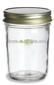 8oz Latest Design High Quality Lucid Glass Jar