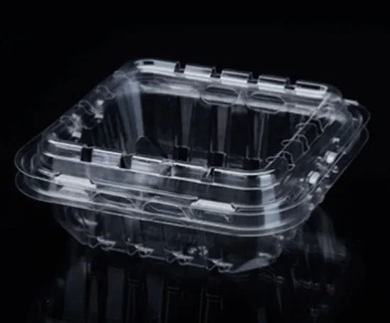 Visual plastic packaging box for fruits