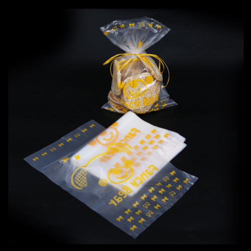 Recycling pe ldpe clear gift flat heat seal transparent food fish poly plastic packaging bag