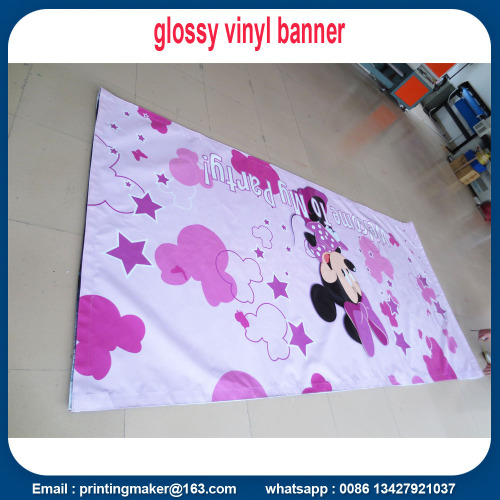 500gsm PVC Banner getrimmt mit Velcro Kanten