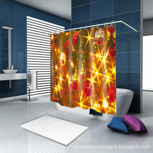 PEVA novelty custom bathroom transparent shower curtain