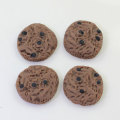 Miniature Dollhouse Food Toys Chocolate Cookies Biscuit Flatback Resin Cabochons