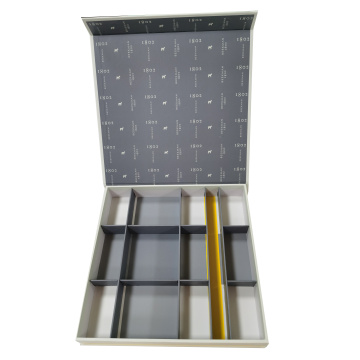 Texture skin care magnet box with paperboard tray