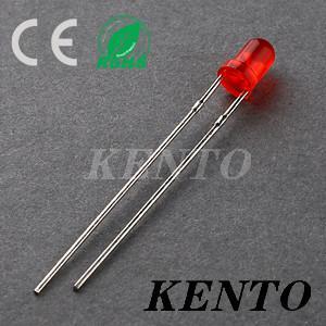 5mm Round Red Diffused Long Feet Lens Led Diode