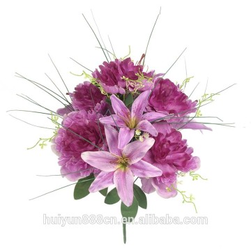 Yiwu factory high quality artificial flower wholesale with DIY design