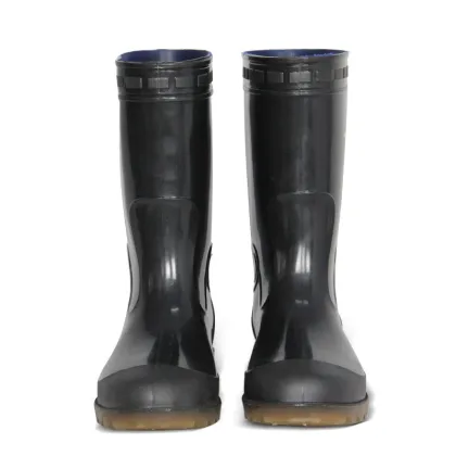 Long Rubber Boots PVC and Resion Knee Height Fashion Rain Rubber Boots