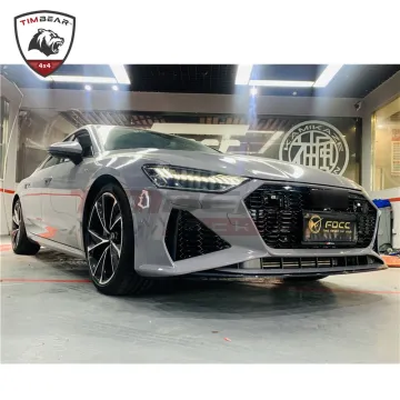 RS7 Style ABS Plastic Body Kits and Grille for Audi A7 C8 Upgrade