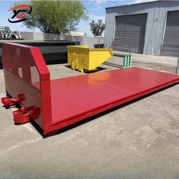 Flatdeck Roll Off 18' Heavy Duty Waste Treatment Machinery Tow Truck Deck