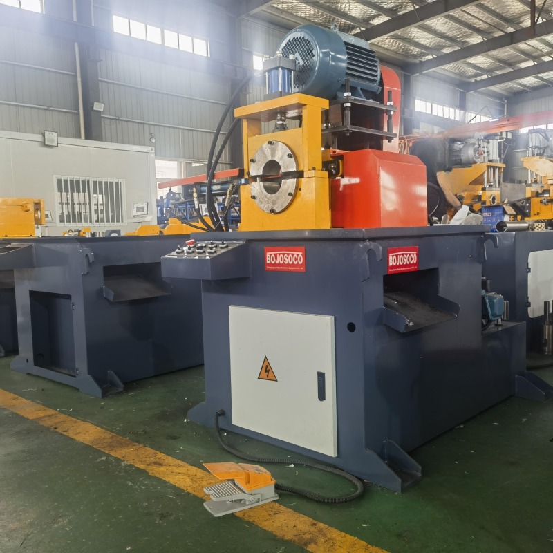 Single Head Heavy Metal Circular Deburring Hydraulic Tube Chamfering Machine