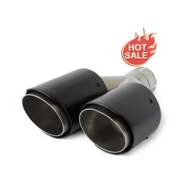 Carbon Fiber Stainless Steel Exhaust Muffler Tip Pipe