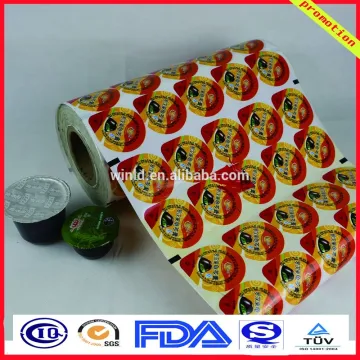 custom pudding Bopp peelable film