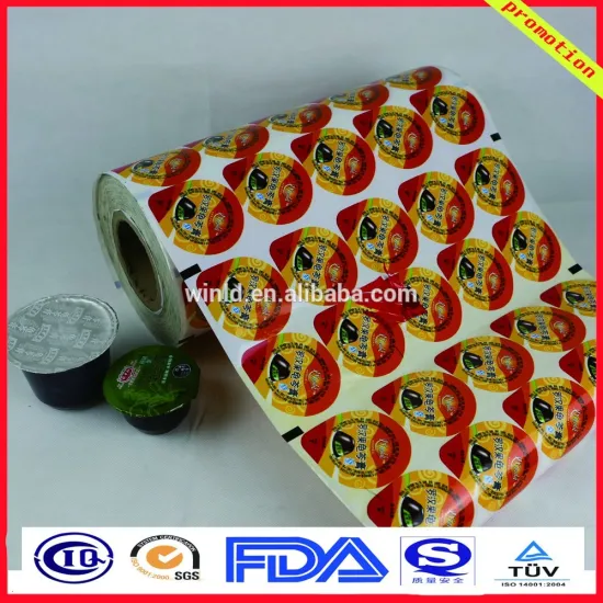 custom pudding Bopp peelable film