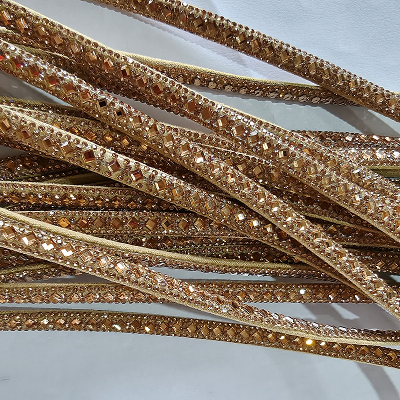 Multi color rhinestone strip accessories