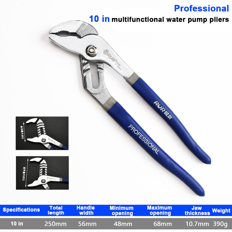 German style multifunctional eagle beak water pump pliers, large opening pliers for water pipes