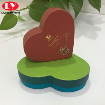 Heart Shape Cardboard Gift Box Packaging
