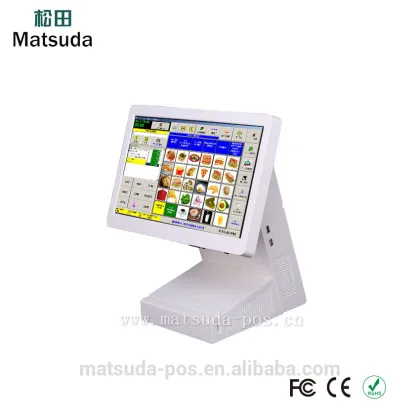 White color retail epos payment computer/epos payment machine