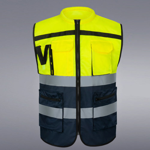 High Visibility Reflective Women'S Safety Vest With Pockets