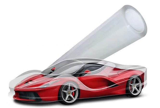 Self-healing 7.5 mil automobile protective film