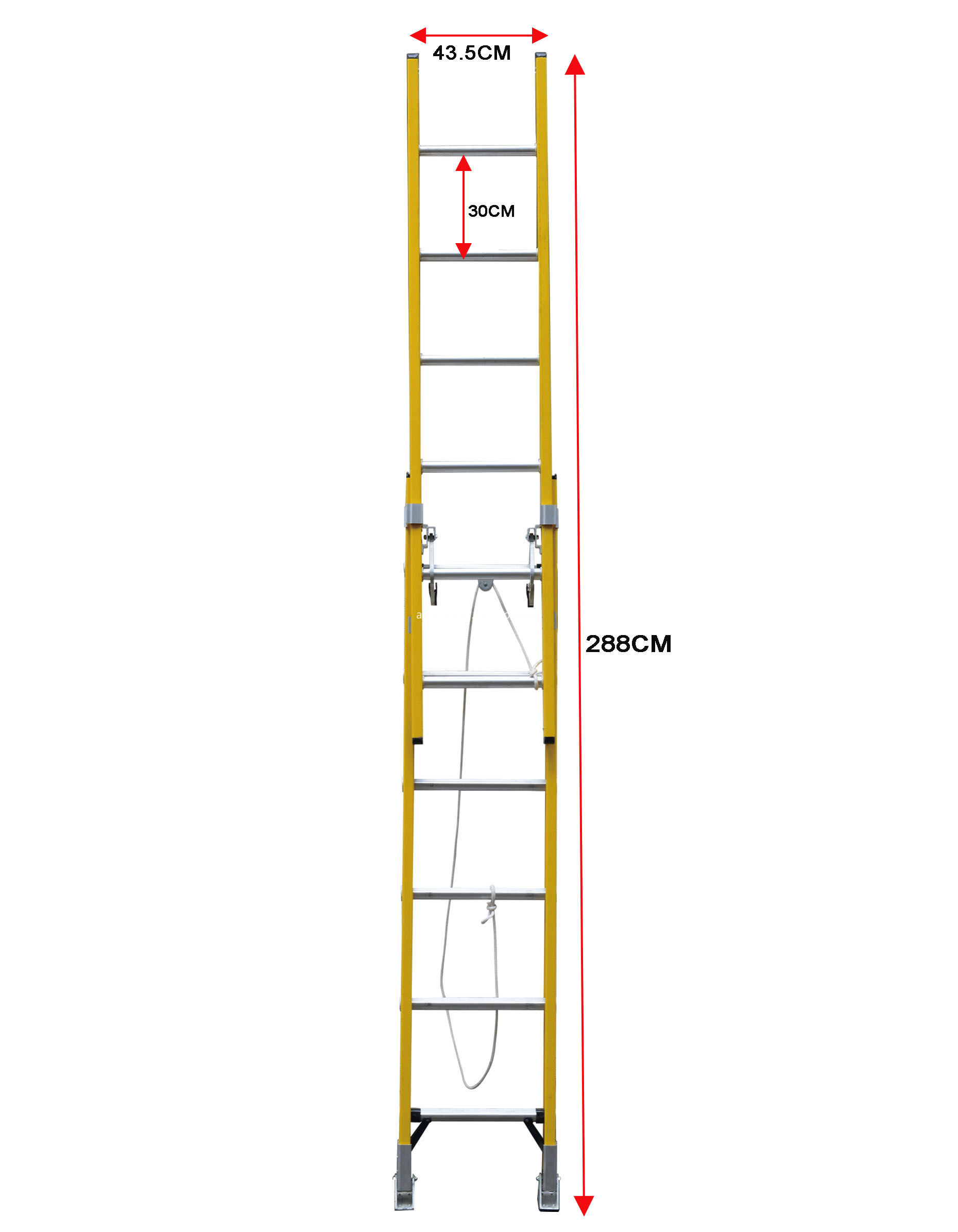 section fiberglass ladder 