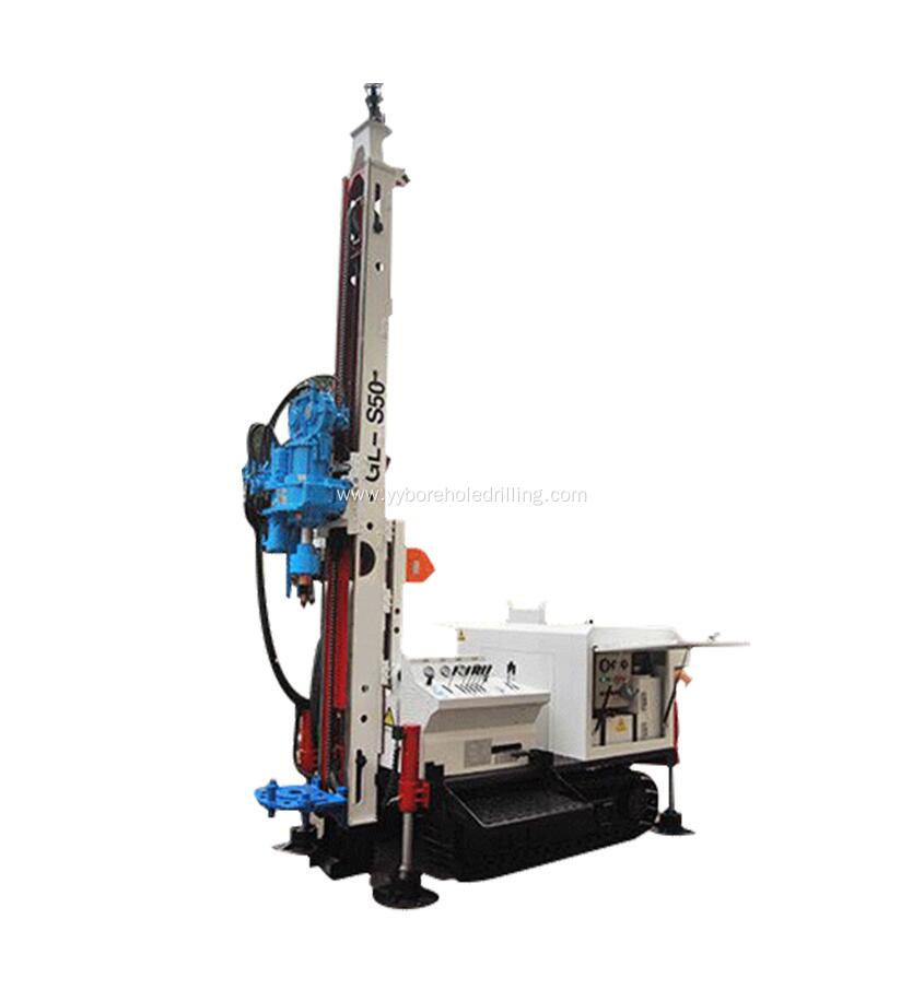 Exploration deep well sonic mini hydraulic drilling rig