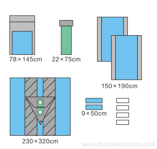 Knee arthroscopy set Surgical Drapes
