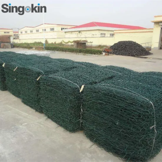 1X1X2M Steel Wire Mesh Woven Gabions for Rock Retaining Walls